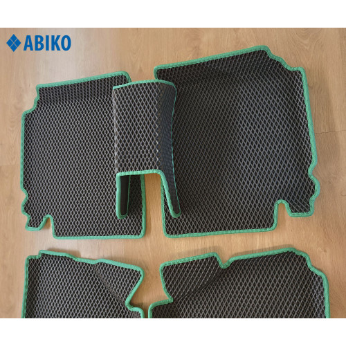 EVA килимки в салон ТМ «Abiko» на Mitsubishi Outlander 2003-2006 EVA килимки в салон ТМ «Abiko» на Mitsubishi Outlander 2003-2006